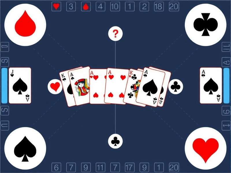 Strategic FreeCell game layout on a digital tablet