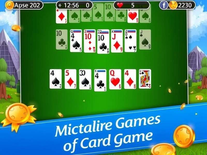 FreeCell Solitaire Card Games Free dashboard showing game layout and statistics